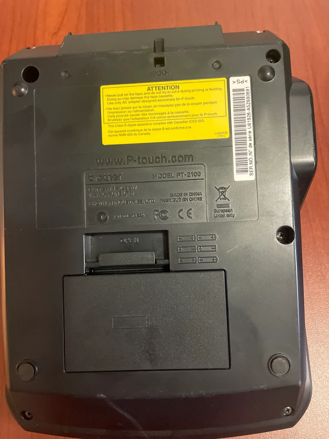 Brother PT-2100 P-Touch Label Maker - photo 2