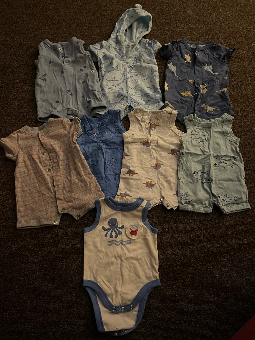Baby Boys Bodysuits & Rompers Bundle