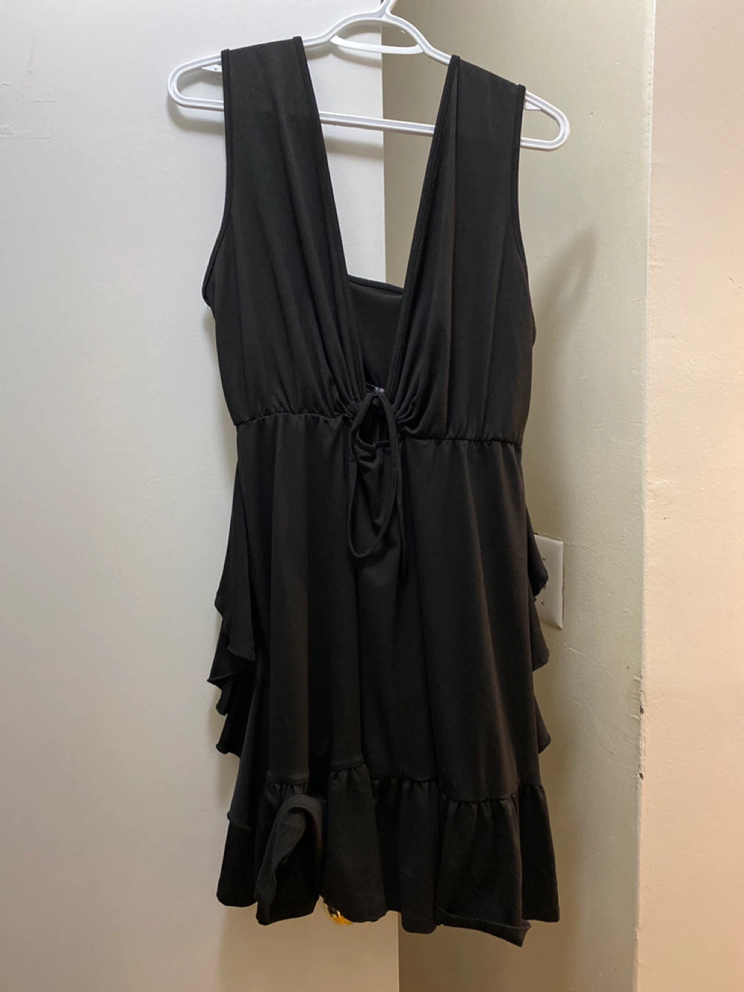 Black Ruffle Dress