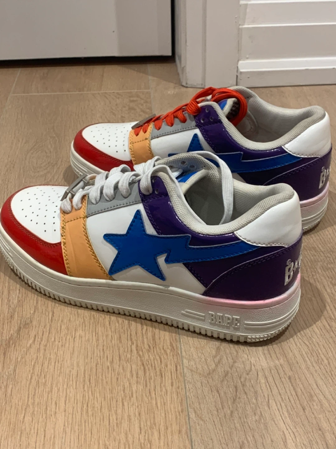 ❤️ BAPE STA 20th Anniversary Sneakers Size 7 🩷 - photo 2