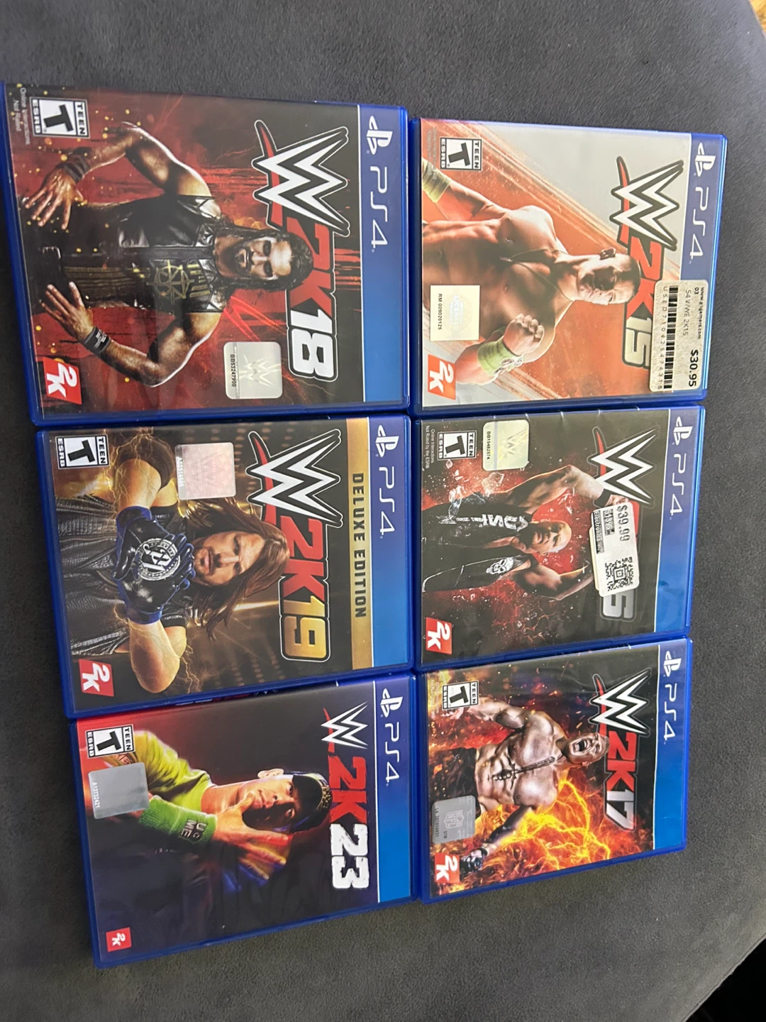 Sony PlayStation 4 WWE 2K Video Games Collection
