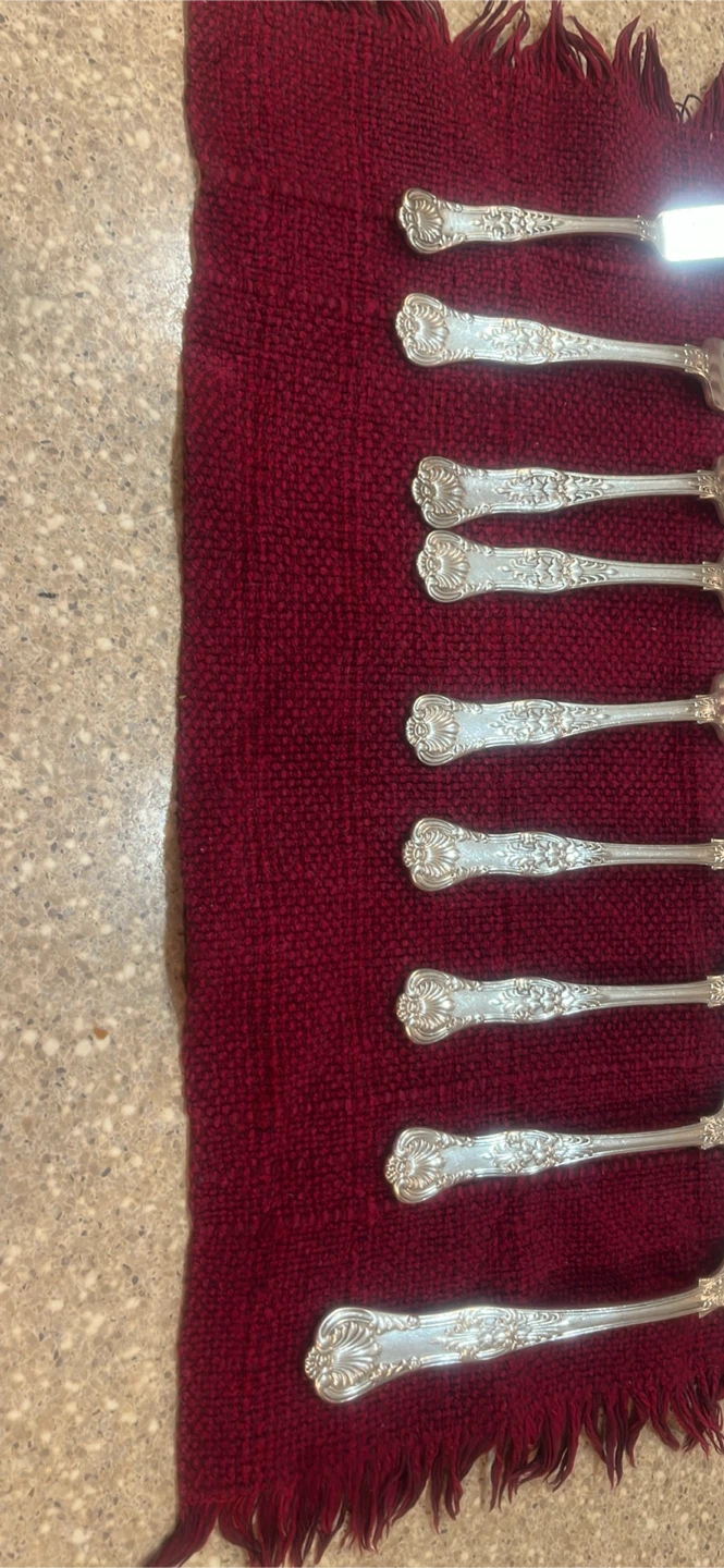 Silver Plated Flatware  Tiffany & Co - set of 4 . 9 pieces total - photo 4