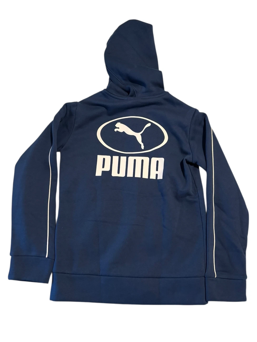 Puma Full Zip Hoodie Jacket - Blue - Size M - photo 3