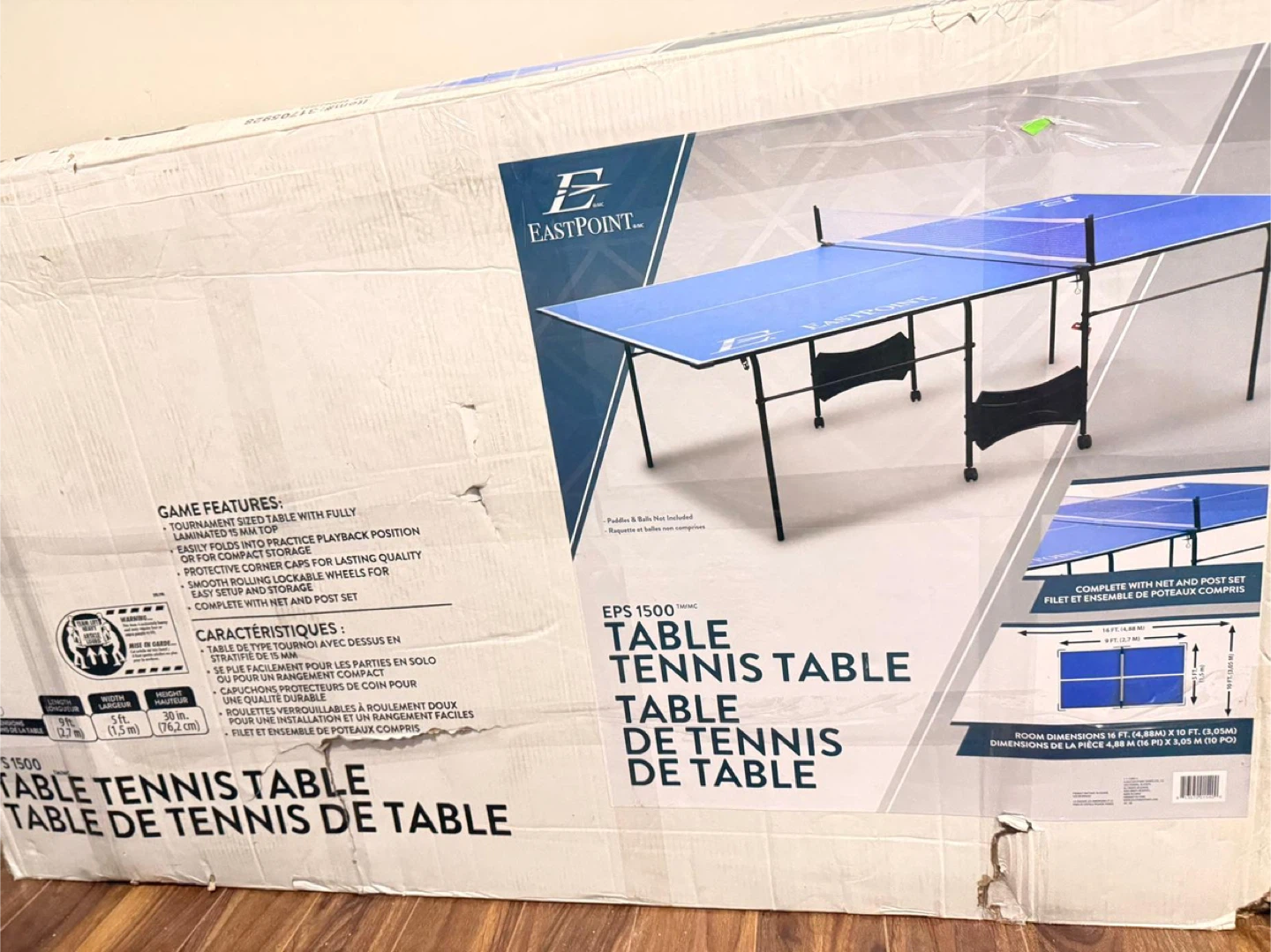 Eastpoint EPS 1500 Table Tennis Table