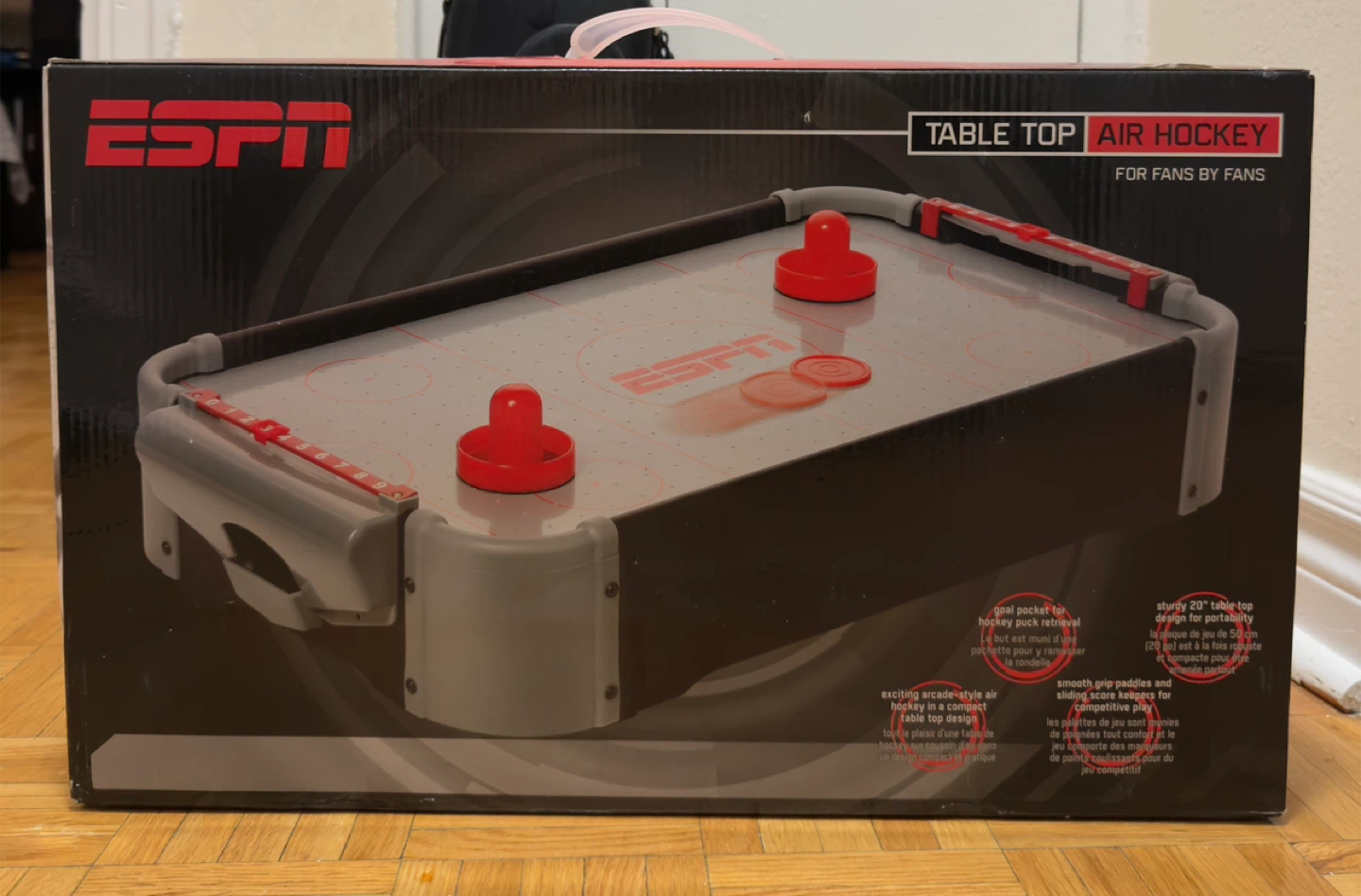 ESPN Table Top Air Hockey Game