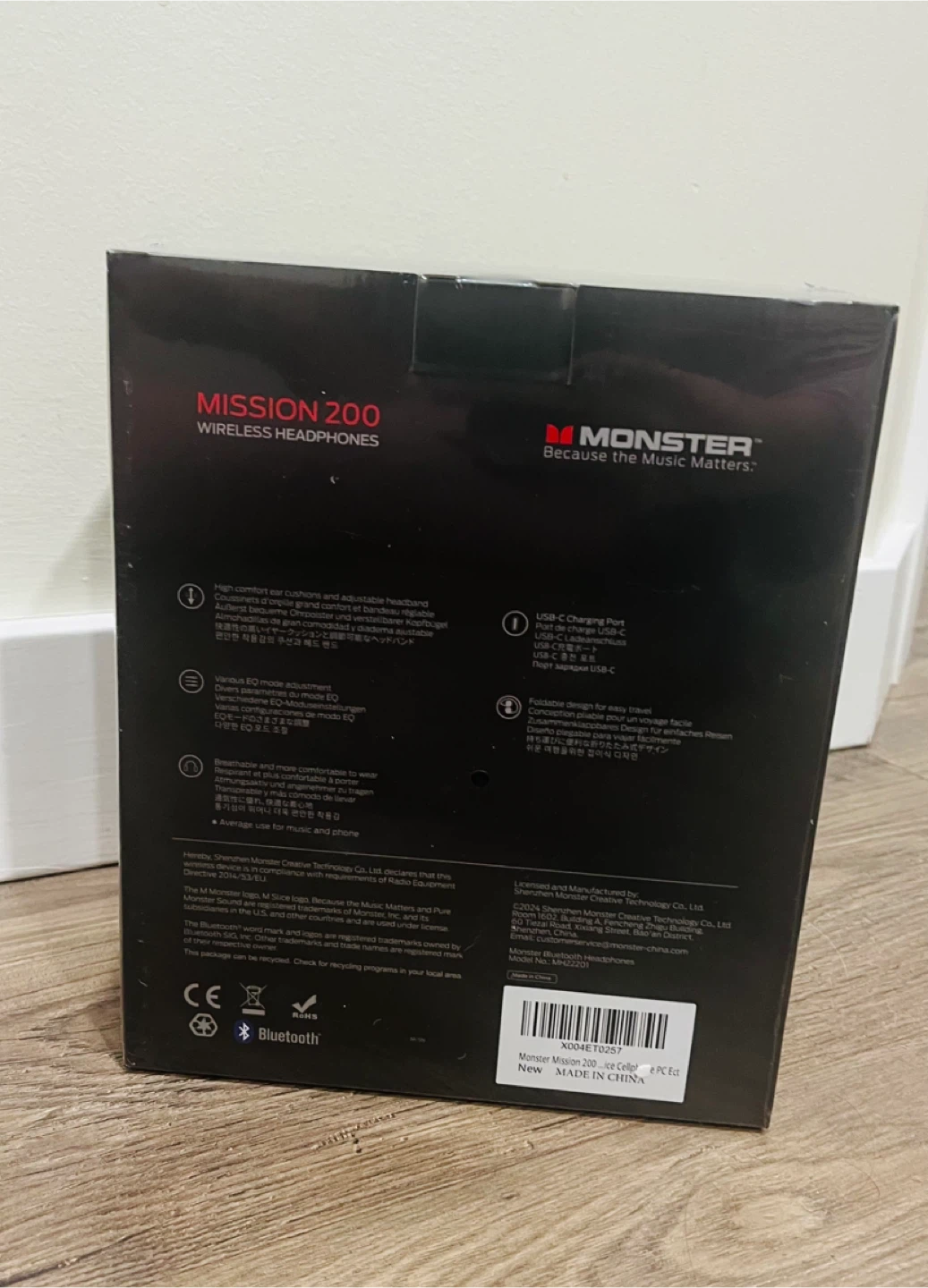 NEVER OPENED Wireless Headphones (Mission 200 Monster) - photo 2