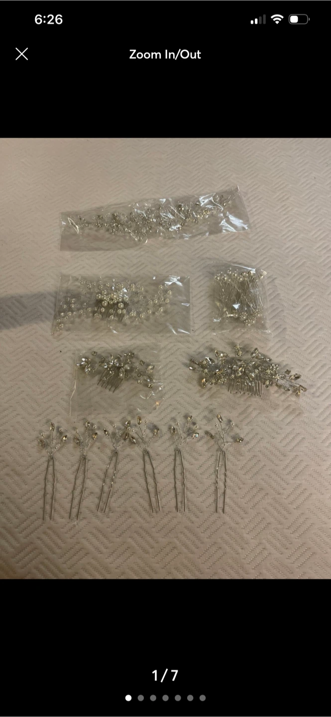 Bridal Hair Accessories & "Bride" Fanny Pack Set - photo 4