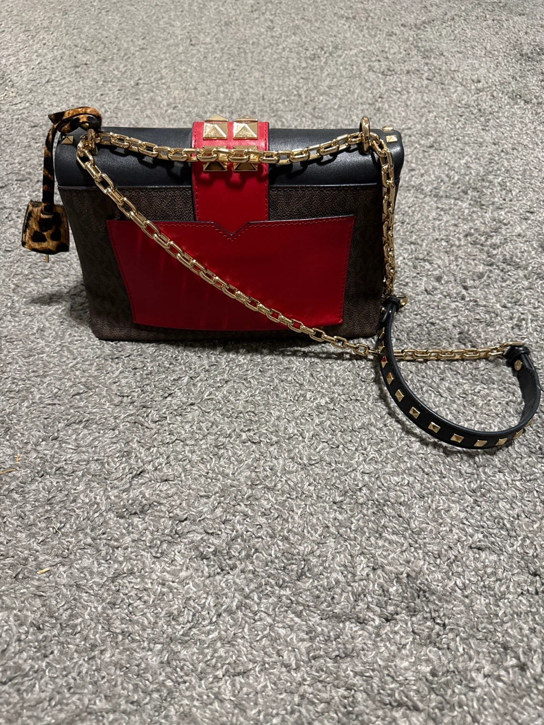 Michael Kors Studded Chain Shoulder Bag - photo 2