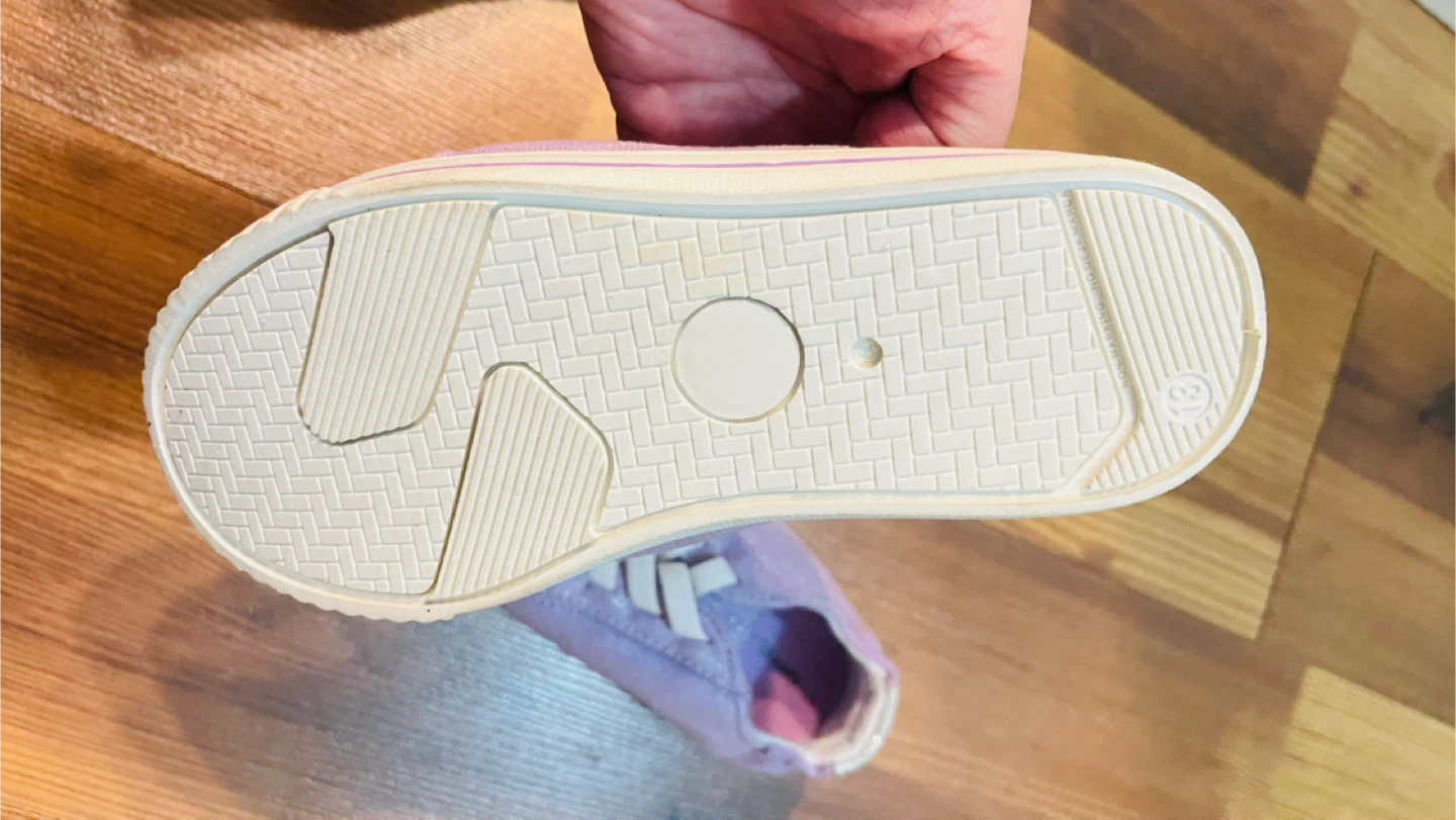 George Lavender Glitter Toddler Sneakers - photo 4