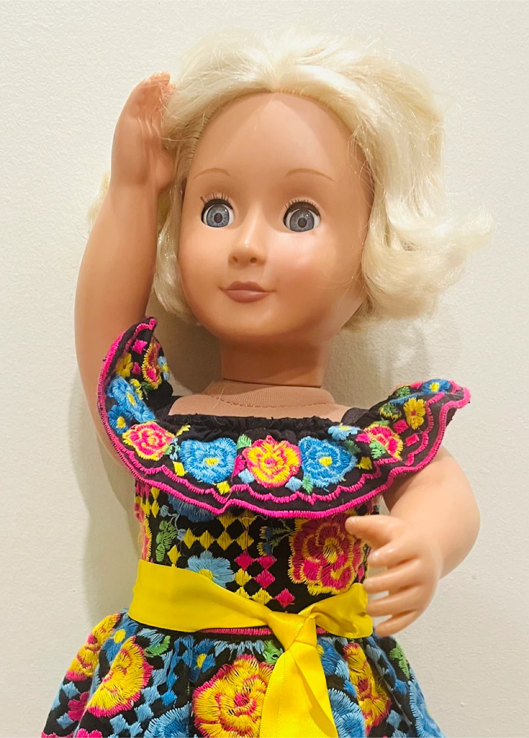 18 inch doll with day of the dead costume - photo 2