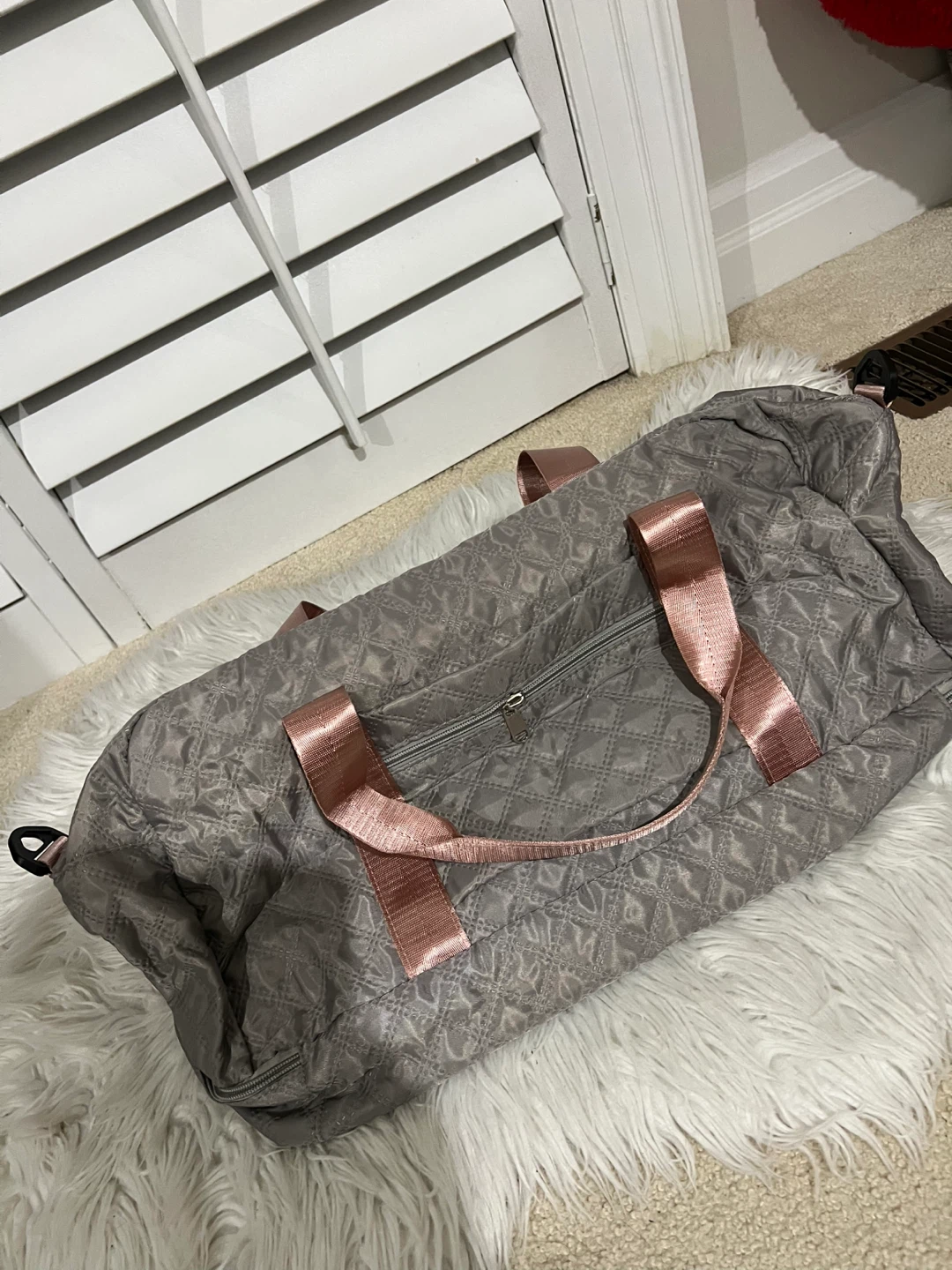 INNYMUONZ Quilted Duffle Bag - Grey - photo 4