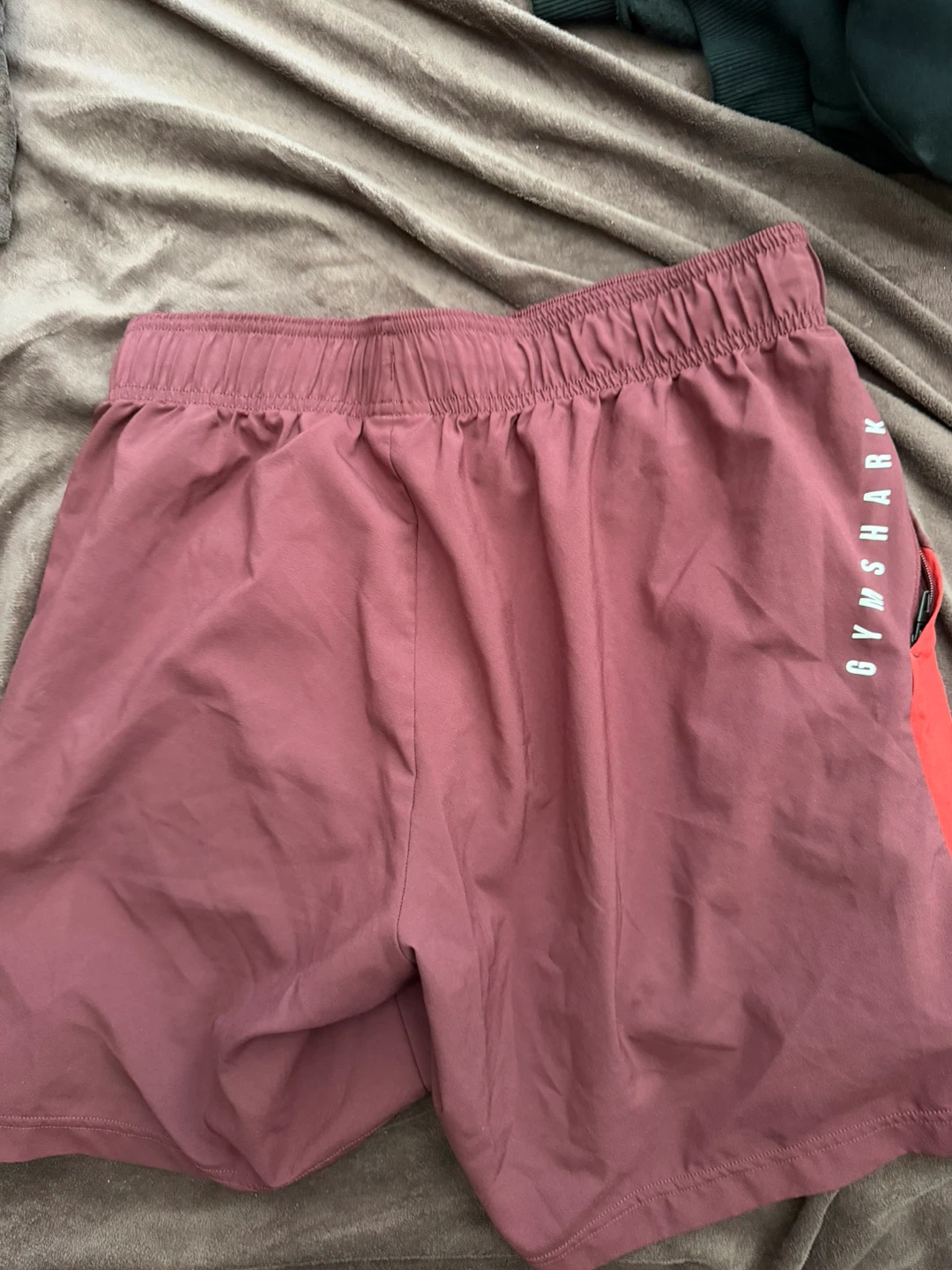 Gymshark Burgundy Running Shorts Size Medium - photo 3