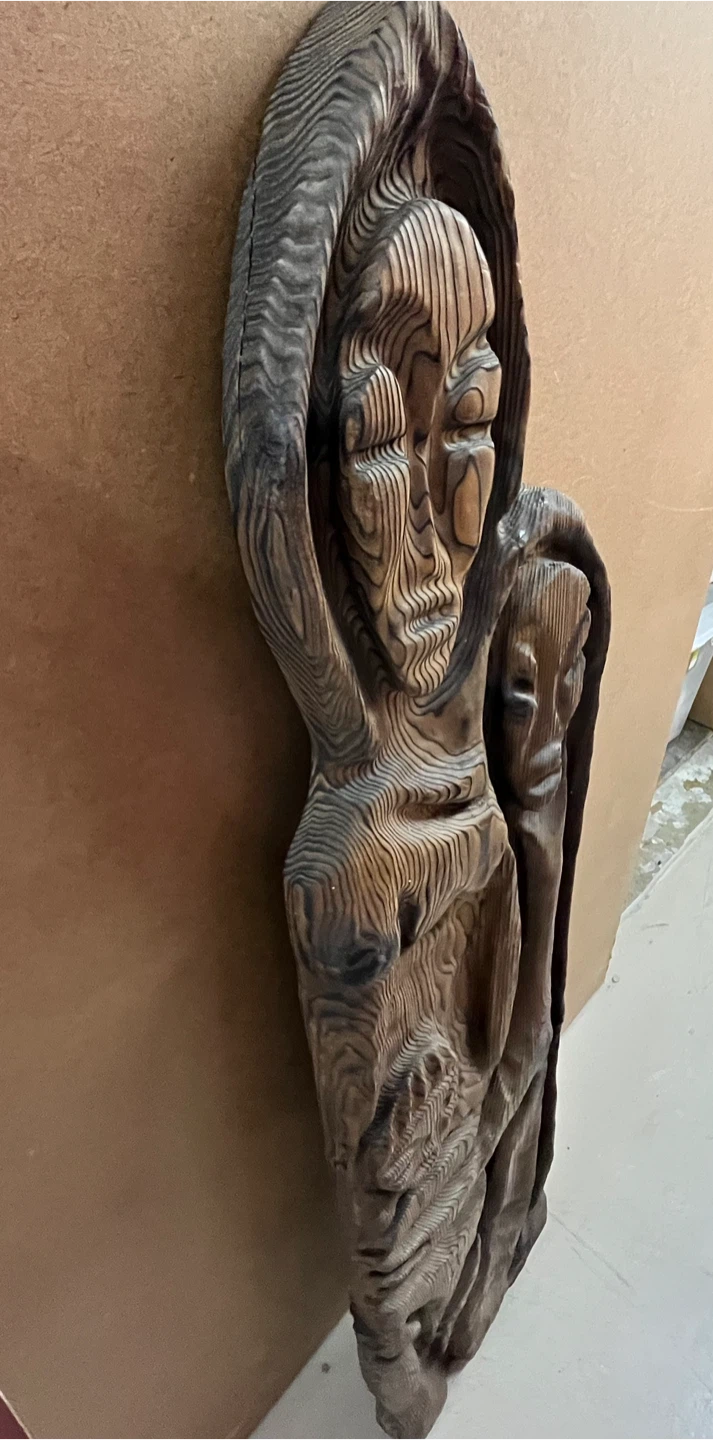 Wooden Carving Sculpture - photo 3
