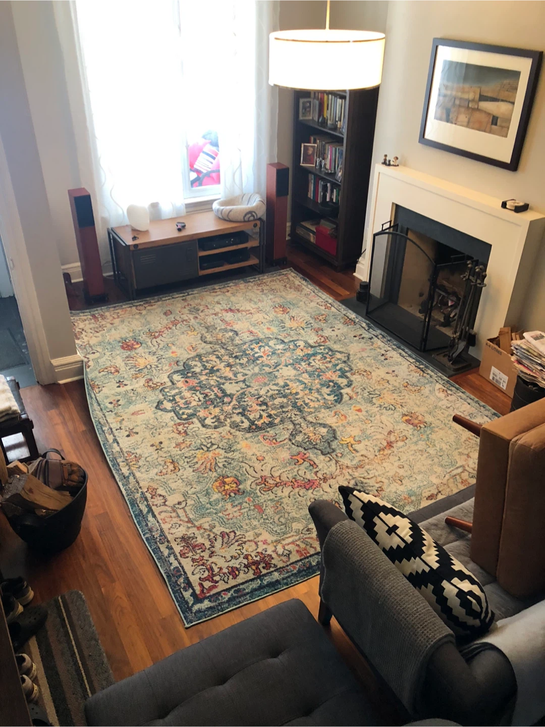 Area Rug - 10’ x 7’7”  - ‘Navy Light Blue’ - photo 2
