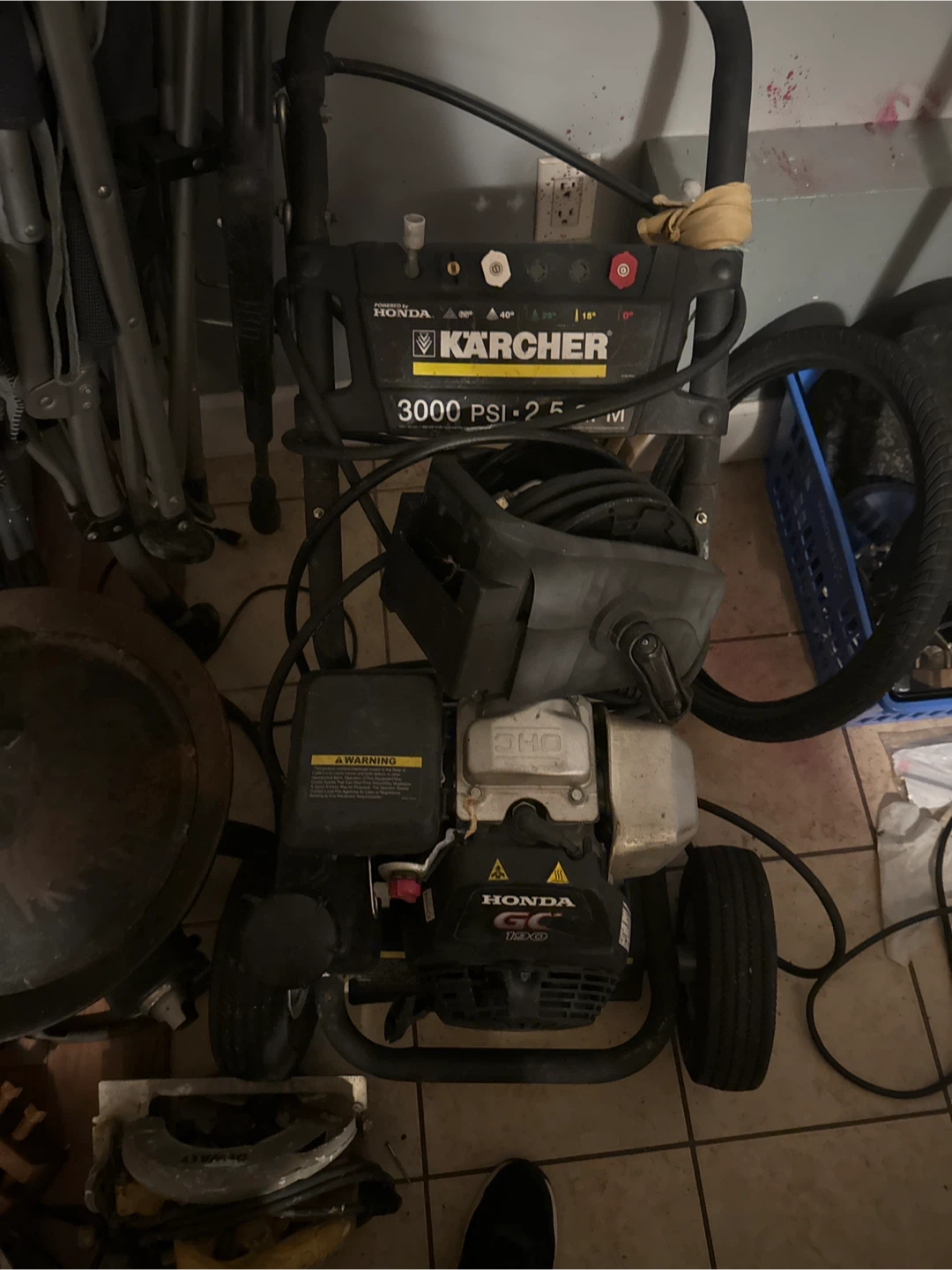 Karcher Pressure Washer with Honda GC190 Engine