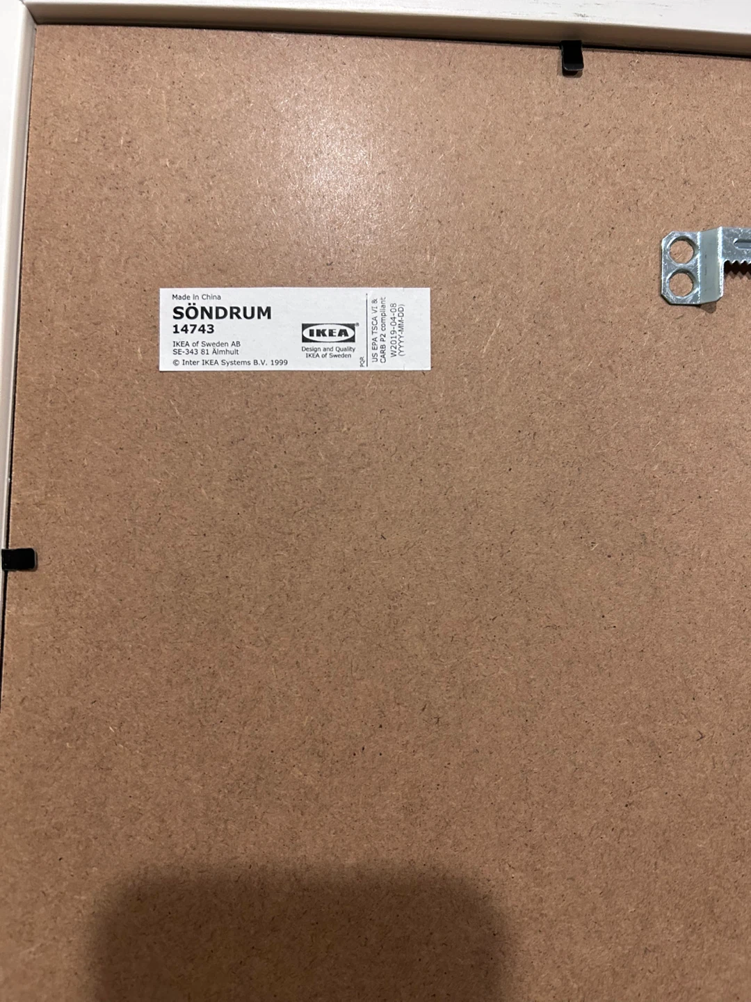IKEA Söndrum White Picture Frame - photo 2