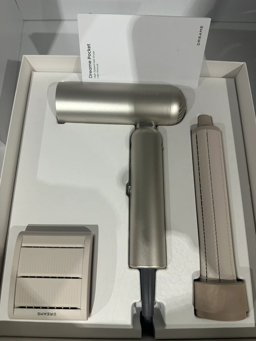 Brand New Dreame Pocket High-Speed Hair Dryer - Titanium Gold - photo 2