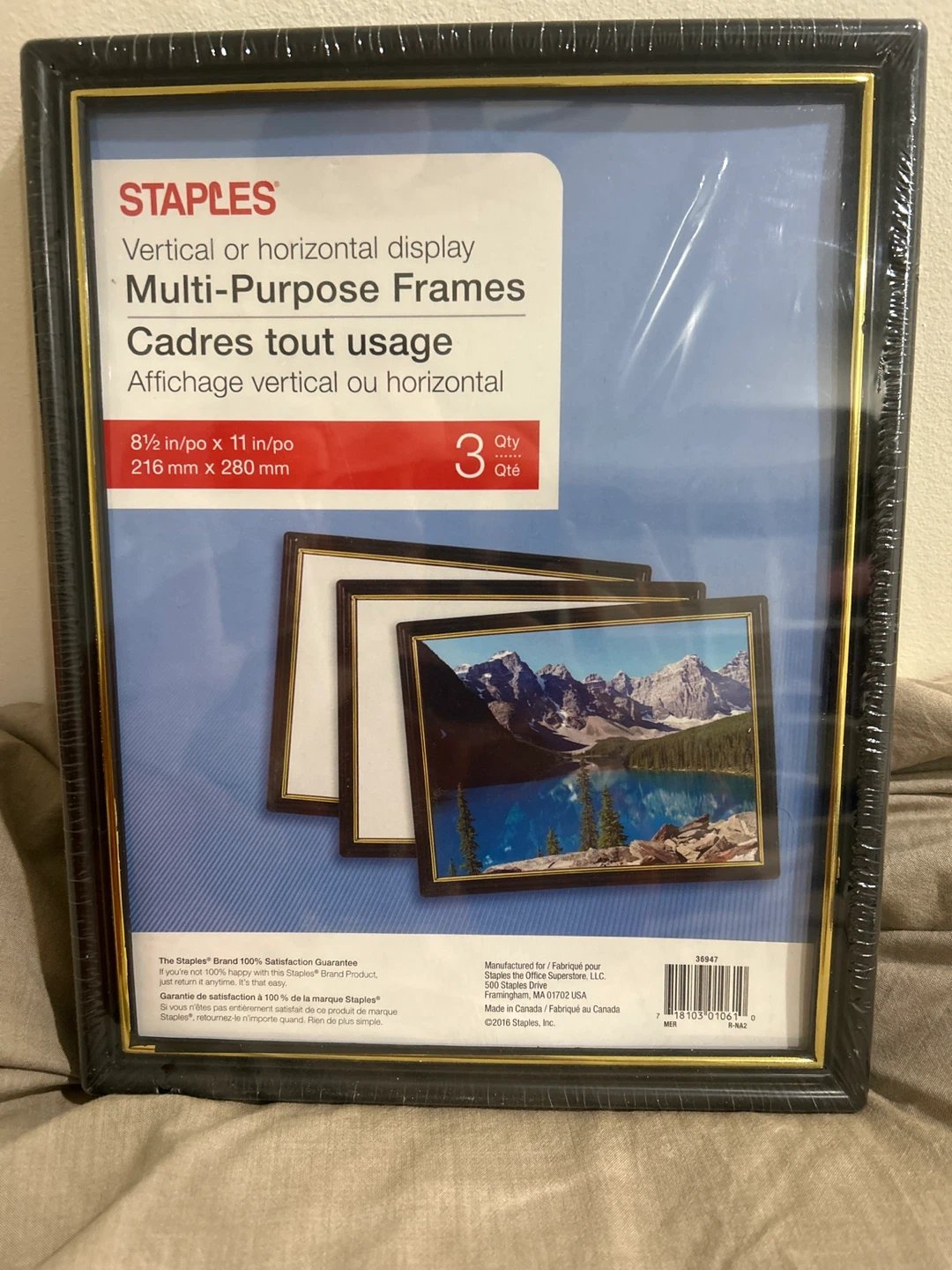 3 Staples Multi-Purpose Frames