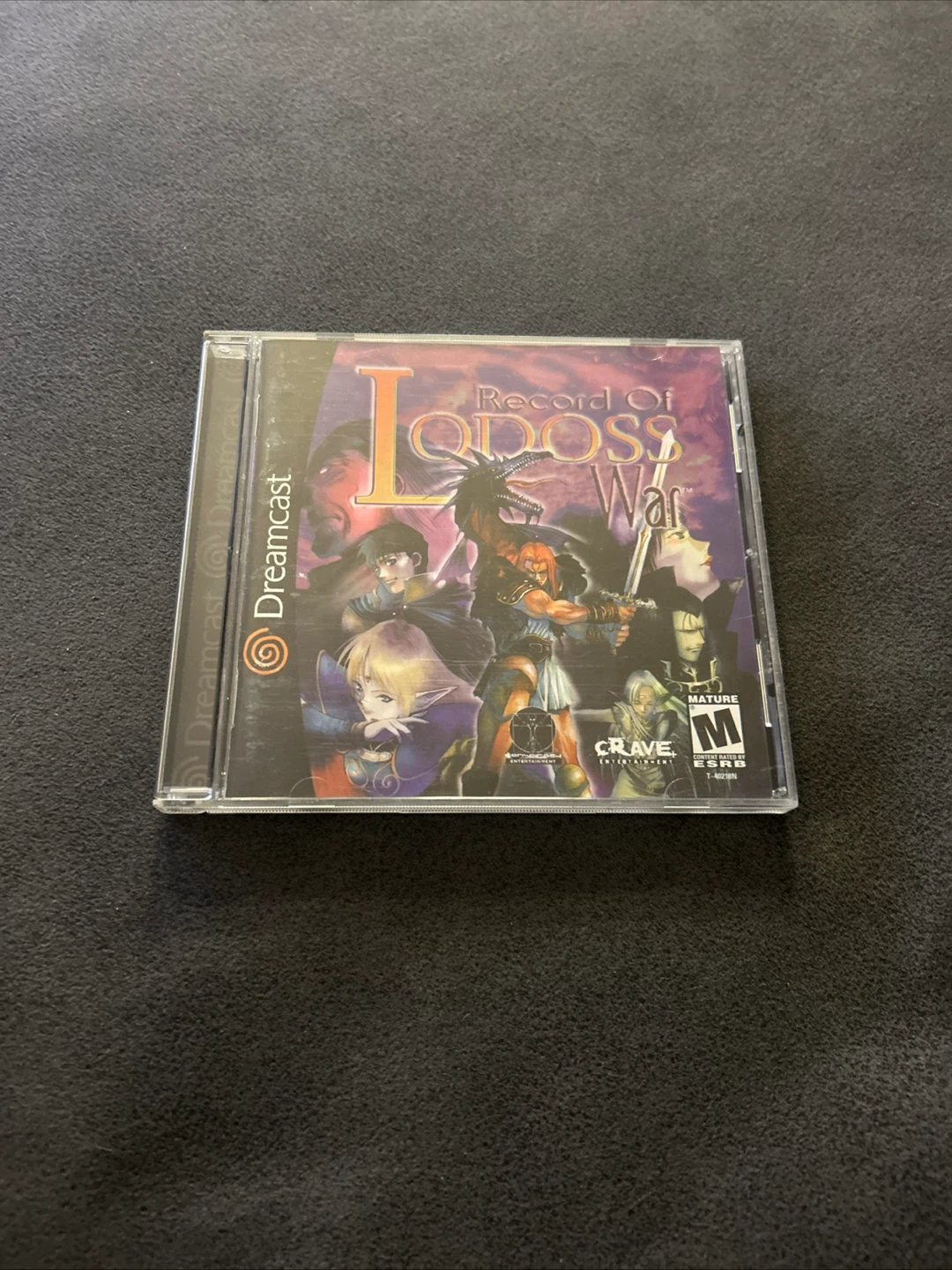 Record of Lodoss War Sega Dreamcast Video Game