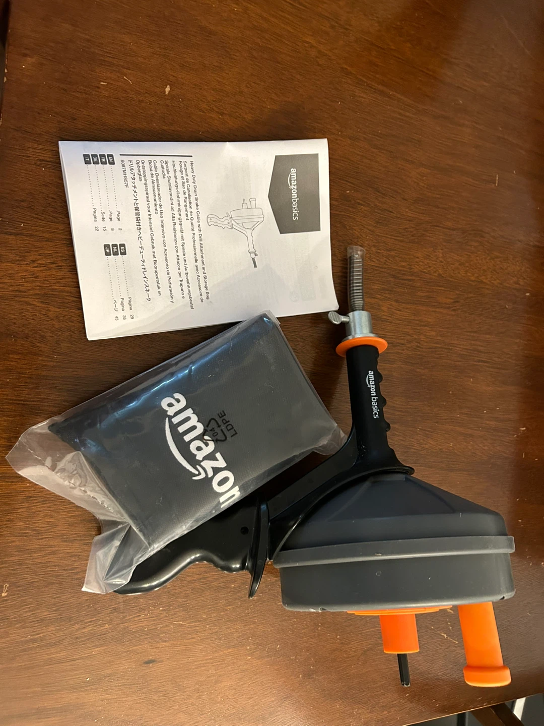 AmazonBasics Heavy Duty Drain Snake