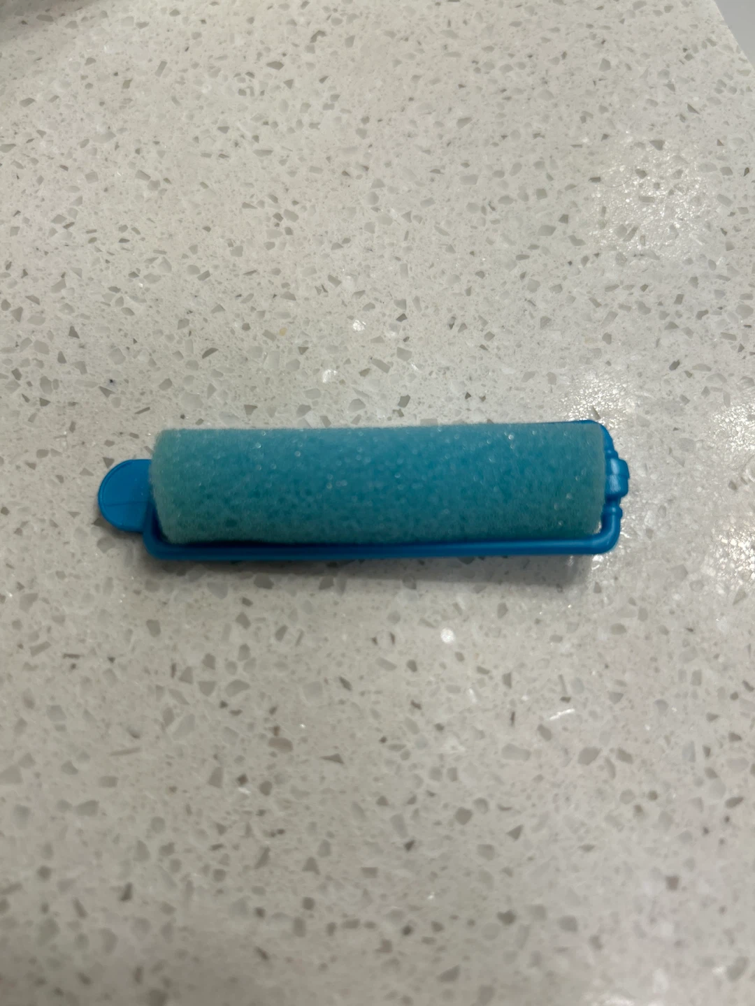 Blue Foam Hair Roller