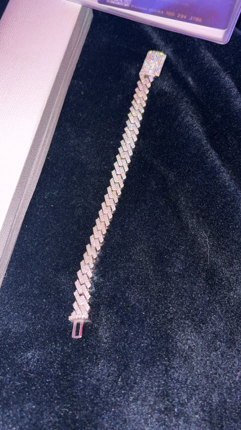 Bracelet tennis avec diamants