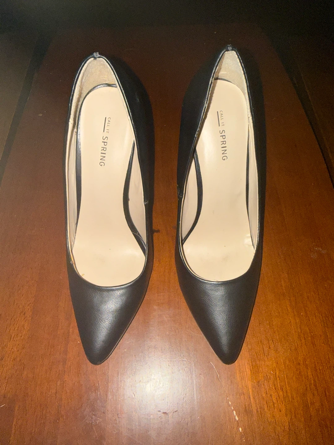 Call it SPRING Black Faux Leather High Heels - photo 2