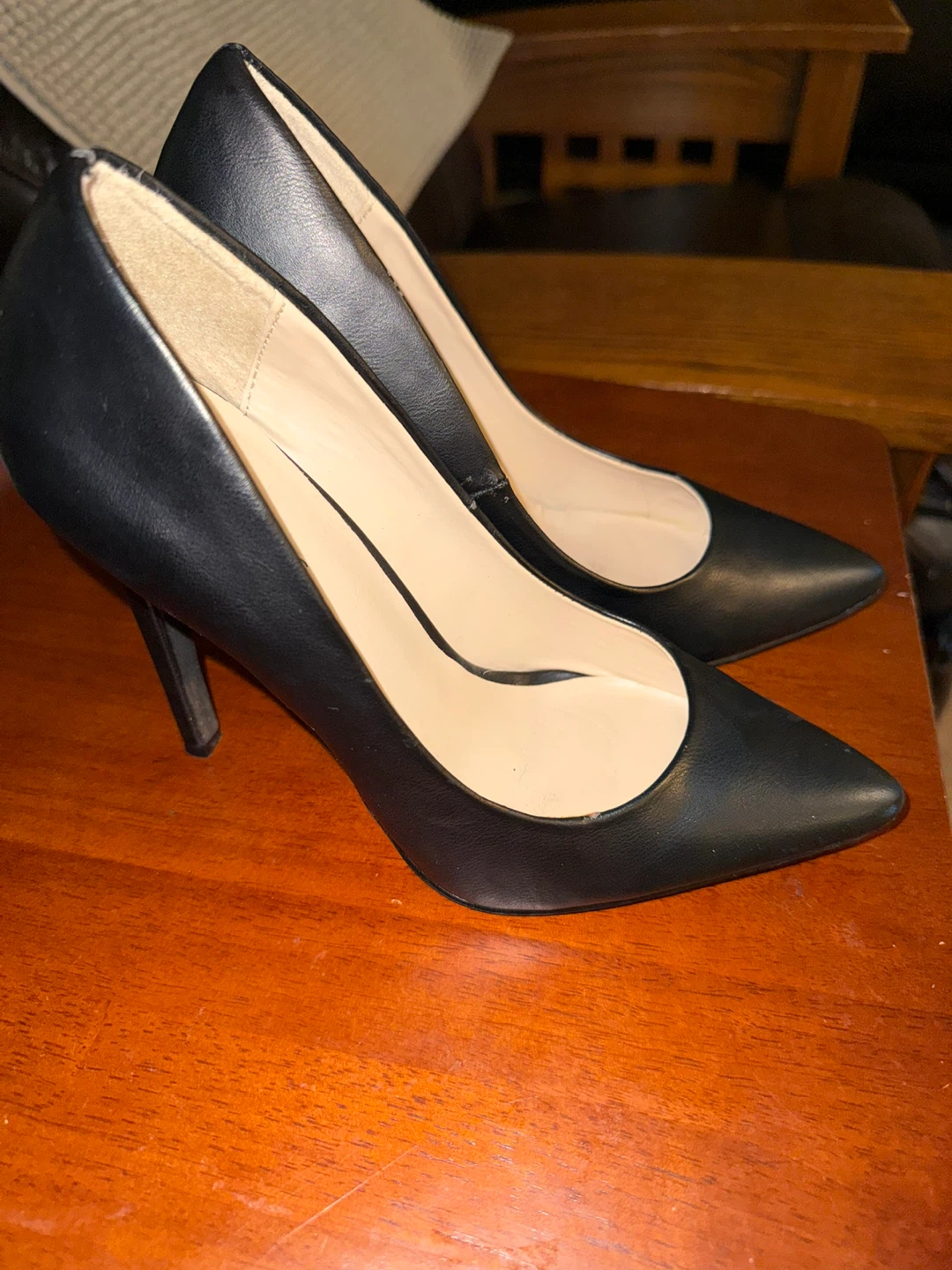Call it SPRING Black Faux Leather High Heels - photo 3