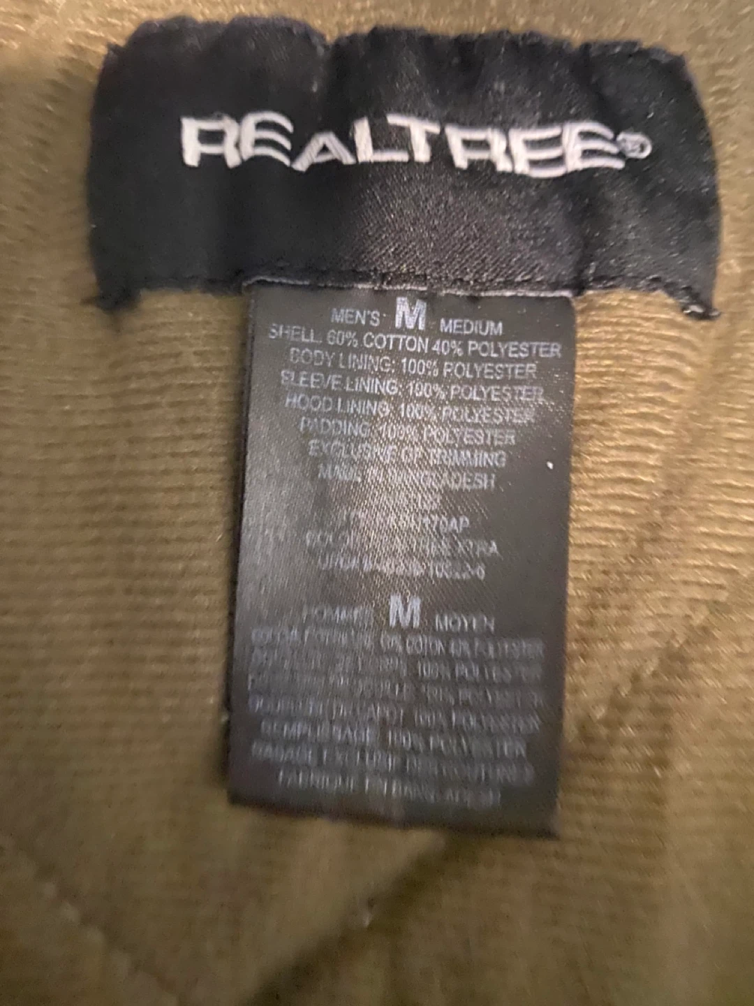 Realtree Camo Hooded Jacket Men's Medium - photo 2