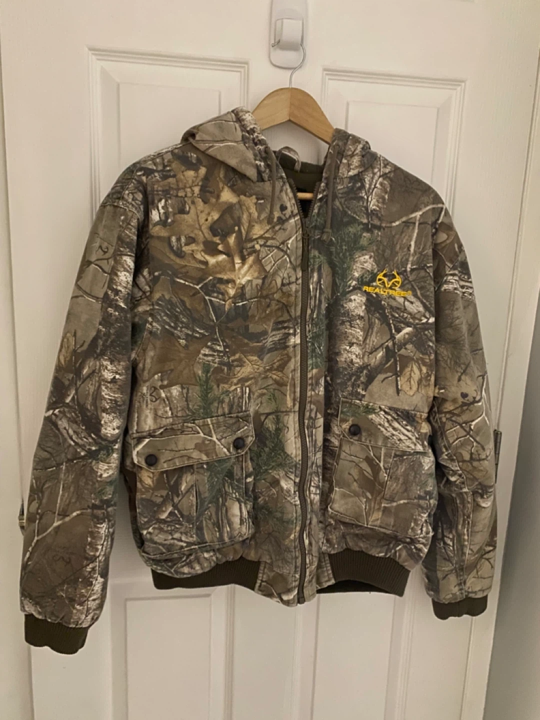 Realtree Camo Hooded Jacket Men's Medium