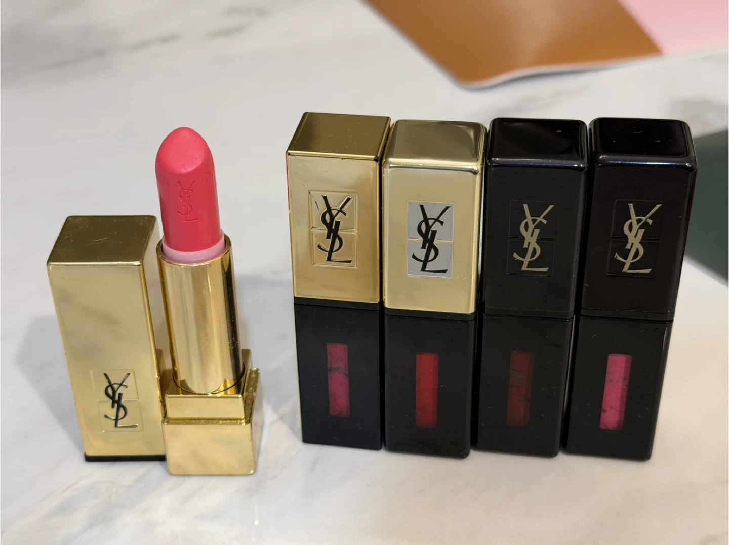 YSL Rouge Pur Couture & Vinyl Cream Lipstick