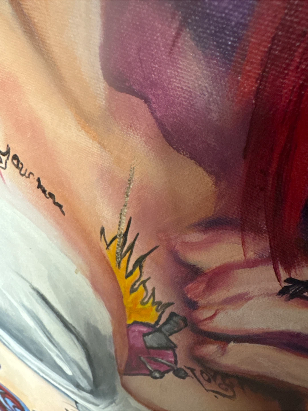 Original Painting - "Red Haired Women" by Unknown Artist - photo 2