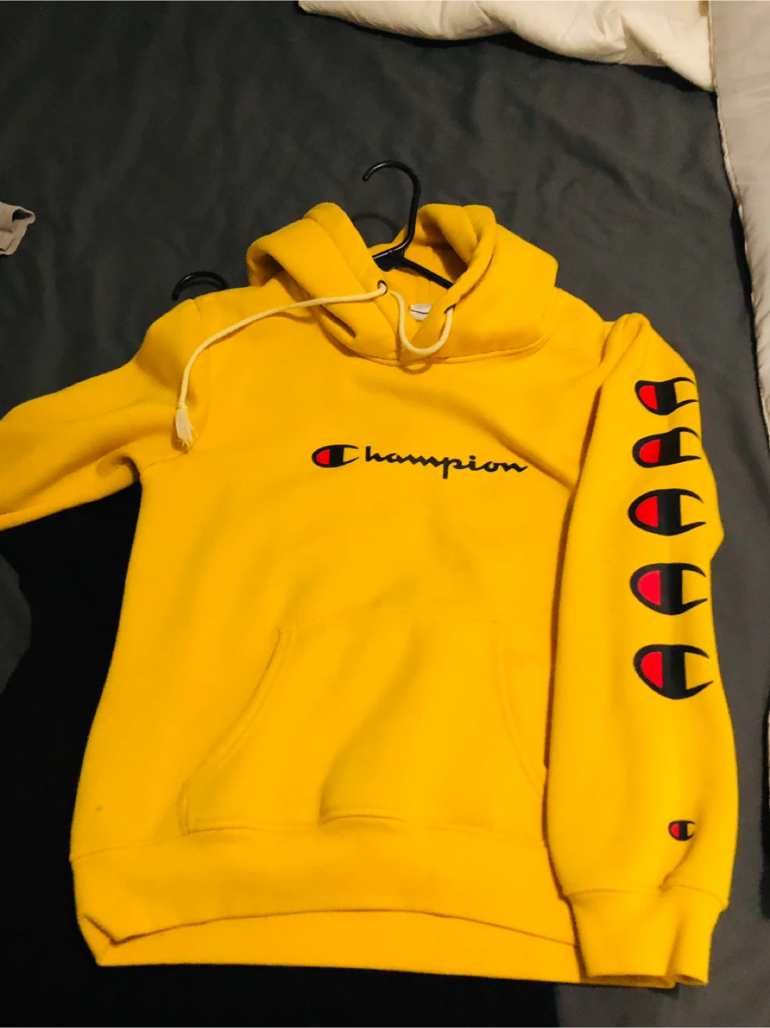 Champion Yellow Hoodie new