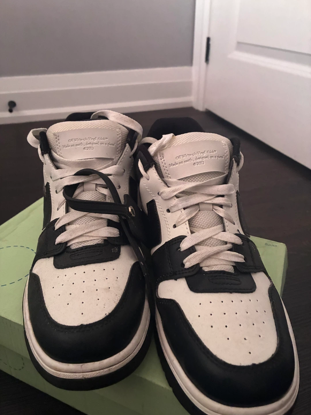 Off-White Black and White Leather - photo 3