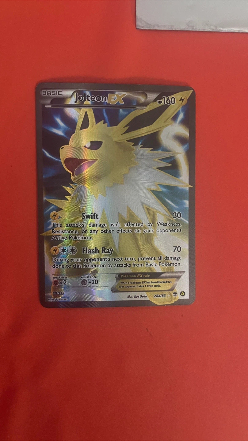 Jolteon EX Pokémon Card