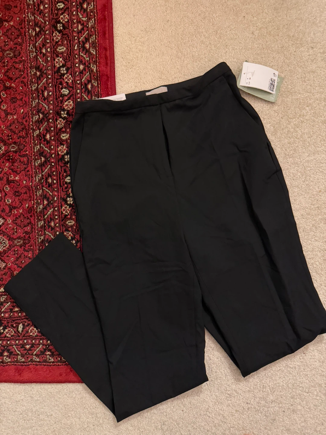 H&M Slim Fit Black Pants Size 4 - photo 3