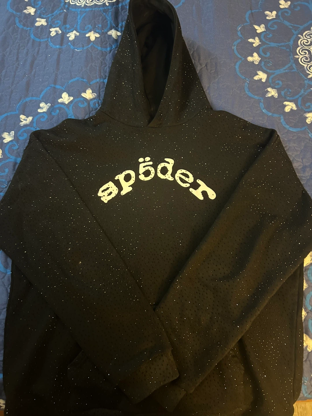 Black vvs spider hoodie Size XL