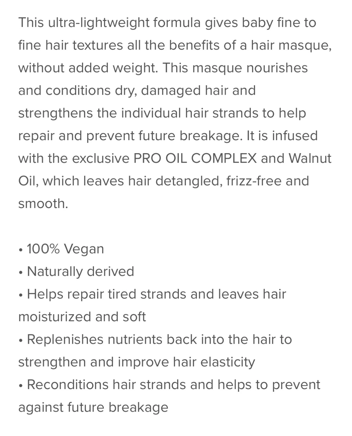 Macadamia Professional Weightless Repair Masque - photo 5