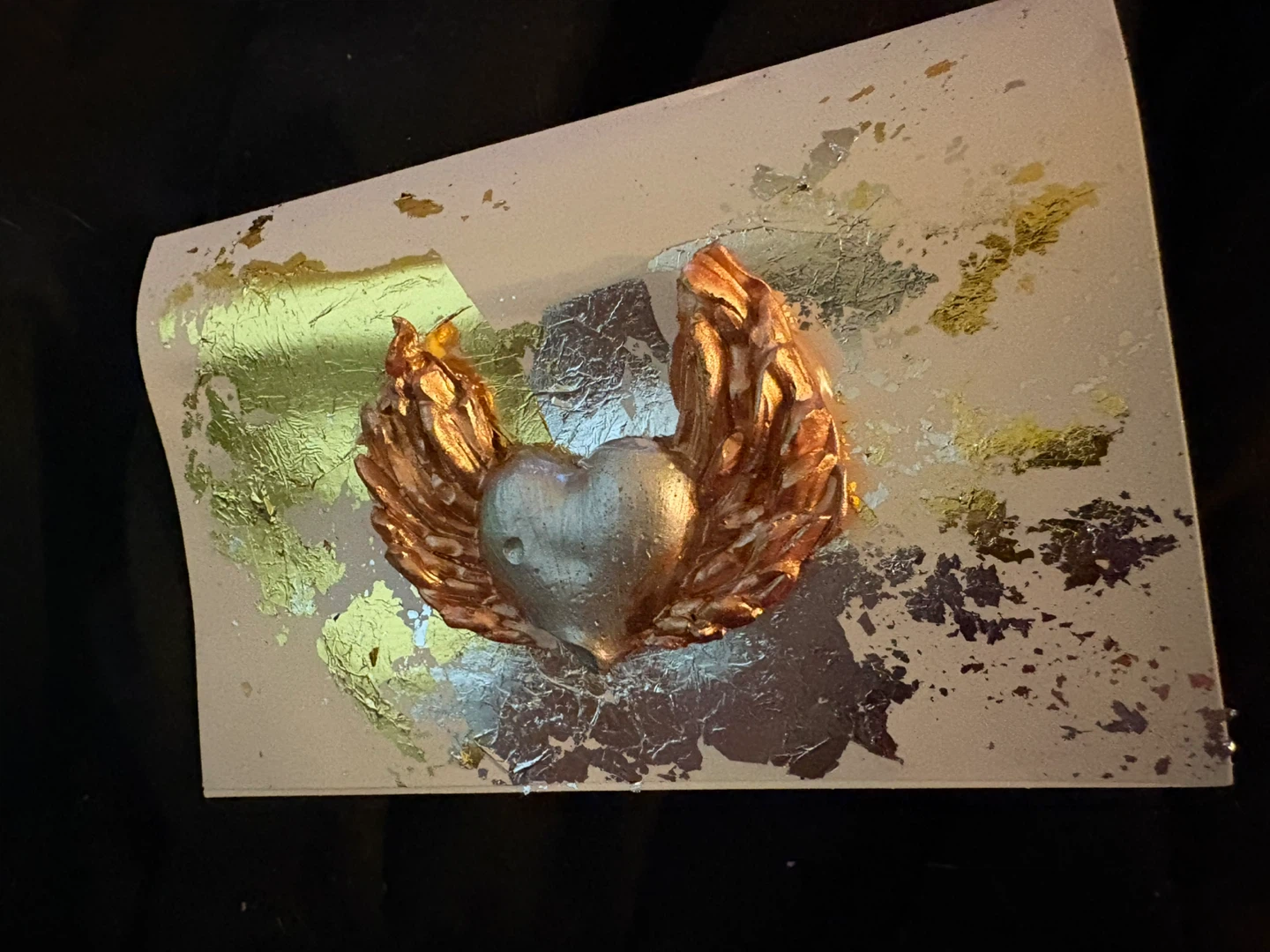 Heart with Wings Greeting Card