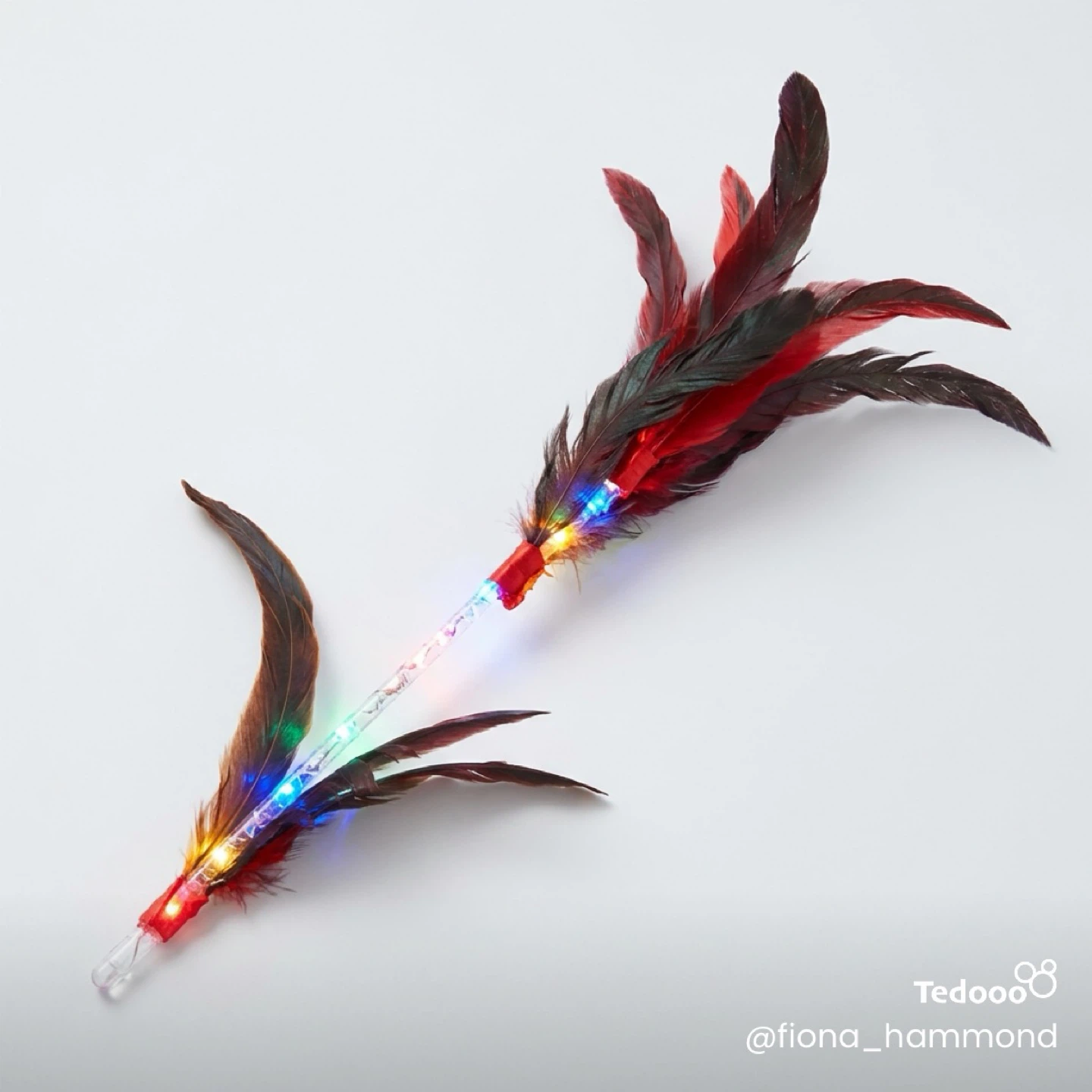 Feather Wand with LED Lights