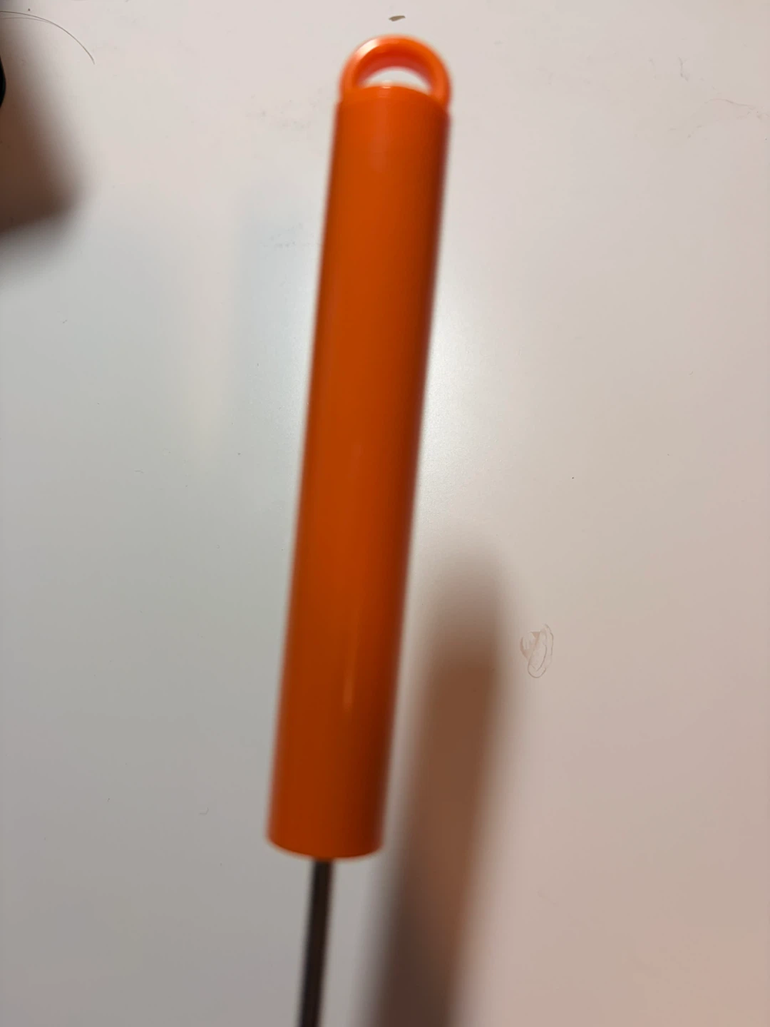 Manual Egg Whisk with Orange Handle - photo 2