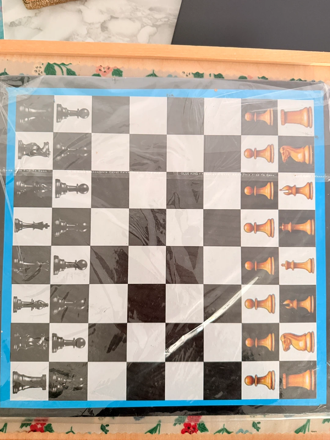 2-in-1 Ludo and Chess Board Game Set