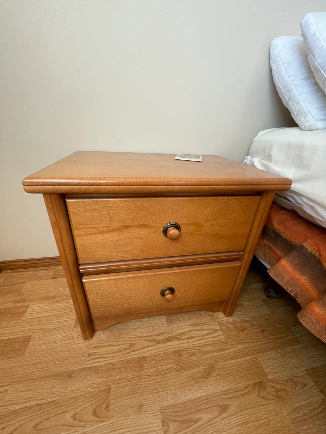 Wooden Dresser and Nightstand with Drawers - photo 5