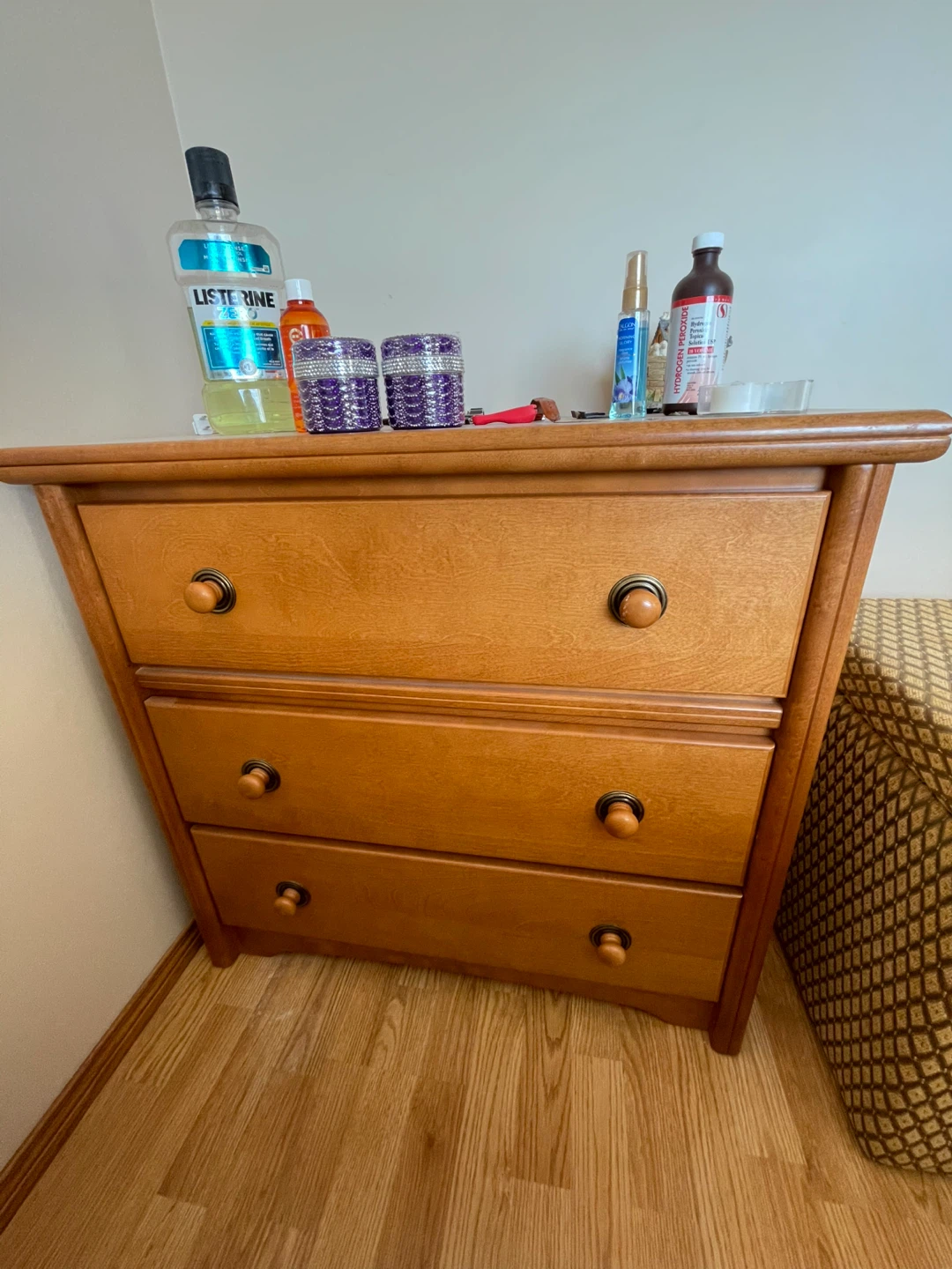 Wooden Dresser and Nightstand with Drawers - photo 3