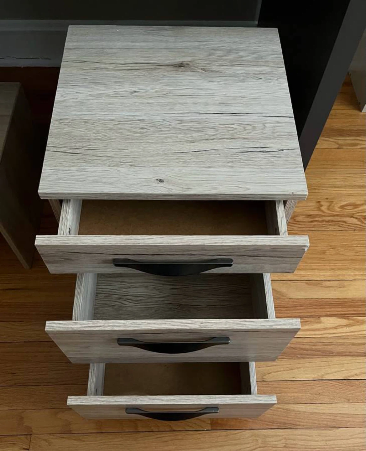 IKEA Office Table with Drawer and black table cover - photo 5