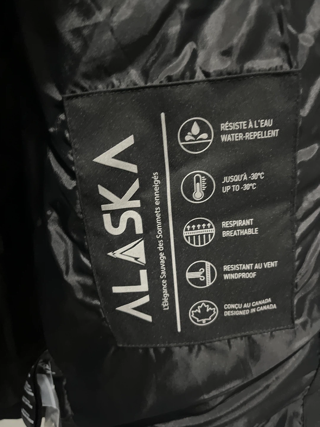 Alaska Puffer Jacket - Black, Size S - photo 4