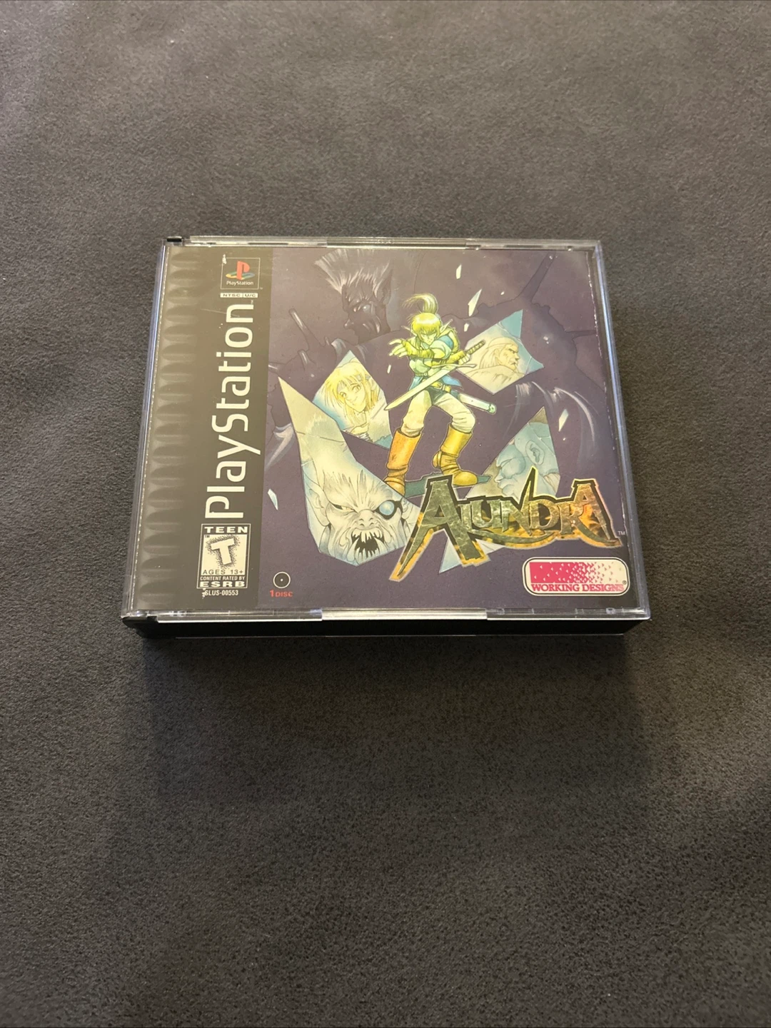 AUNDRA PlayStation 1 PS1 Video Game CIB w/ Map
