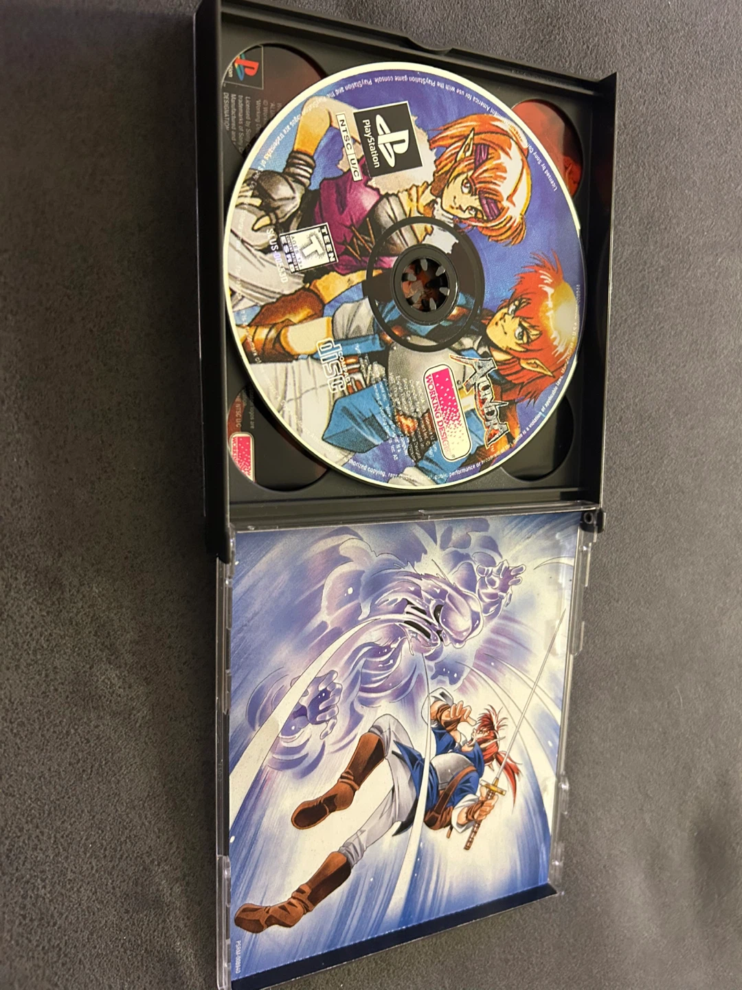 AUNDRA PlayStation 1 PS1 Video Game CIB w/ Map - photo 3