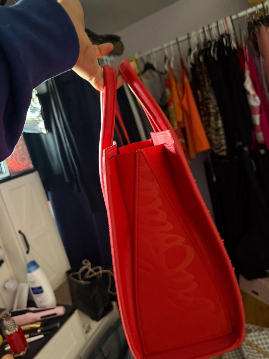 Christian Louboutin Red Spiked Tote Bag - photo 2