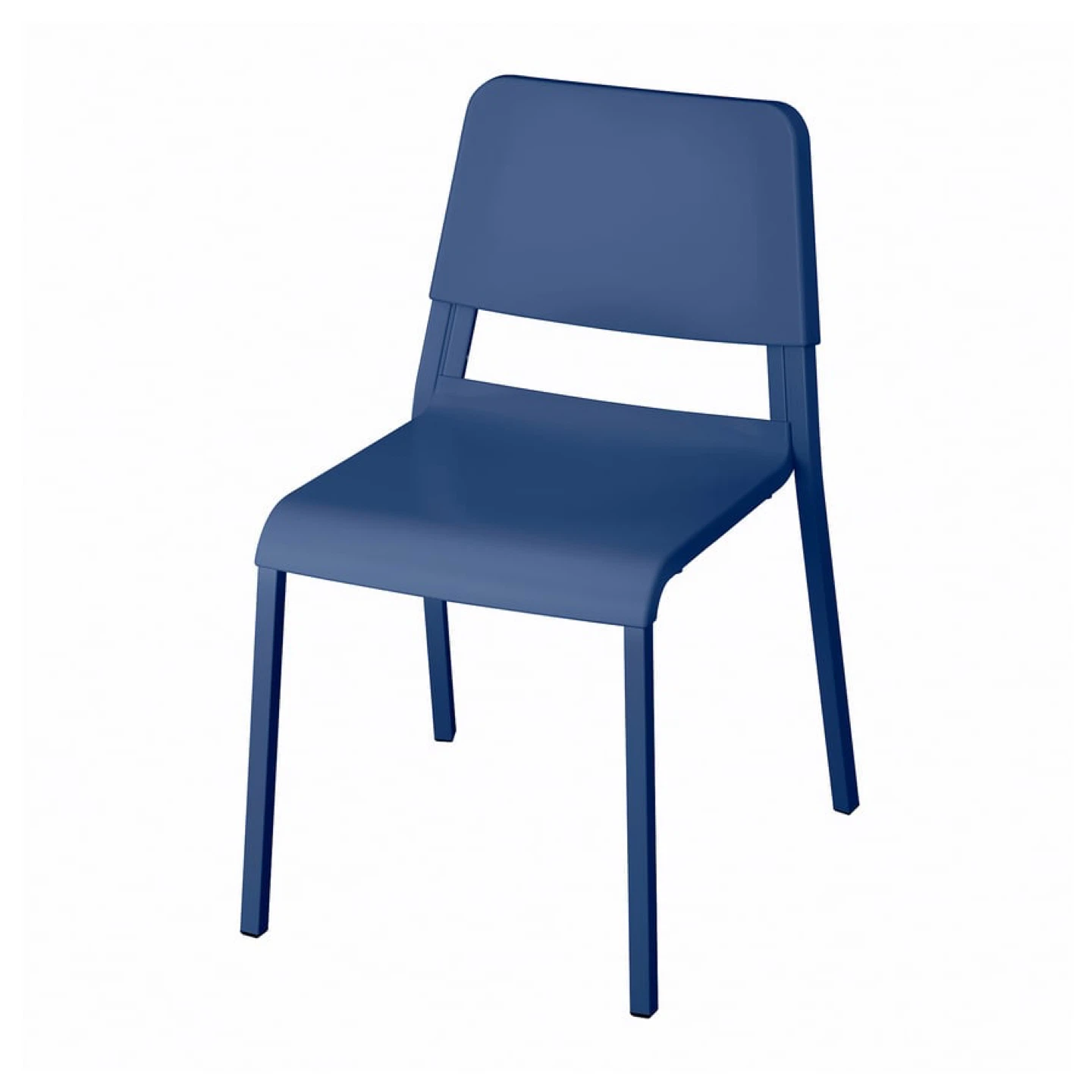 Ikea TEODORES chair blue